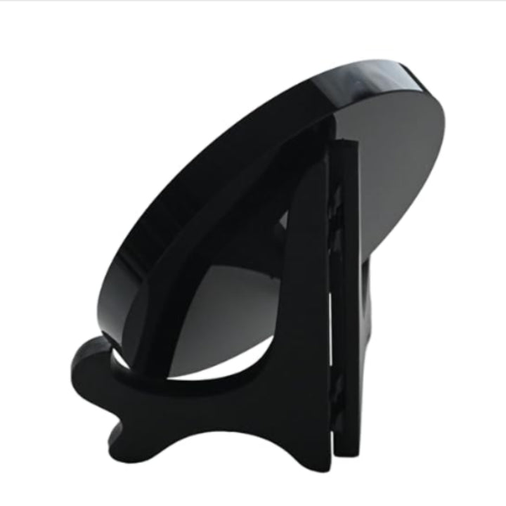 Large Obsidian Mirror (7.87 in) placed in a ritual setting, enhancing focus and protecting against negative energies.