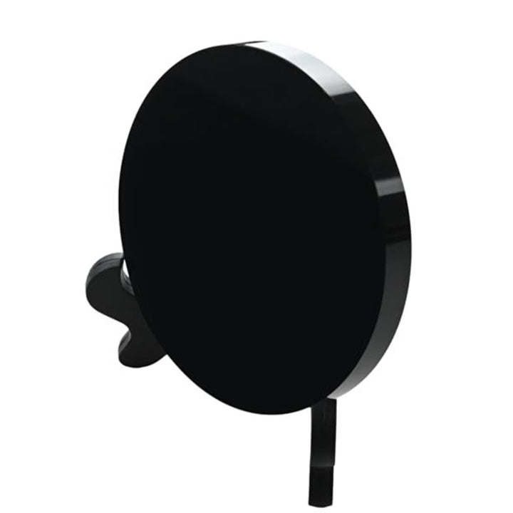 Side view of the Obsidian Mirror - Mystic Mirror, 3.15 in, showcasing its polished surface for enhanced visualization